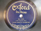 78rpm OXFORD DISC RECORD 7