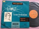 RUGGIERO RICCI & BUSSOTTI Weber Violin ORIG Decca LXT 2959 UK-1954 LP NM-