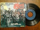 JOHNNY HALLYDAY EP A TOUT CASSER POCHETTE PAPIER GRANULEE  LABEL BLEU