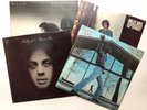 Four Billy Joel LPs: Glass Houses, Piano Man, 52nd St., The Stranger