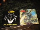 TANK 1982 Filth Hounds Of Hades EX/NM LP & 1984 Honour And Blood NM LP honor