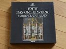 BACH Marie-Claire Alain organ work 24 LP box Erato ZL 30712