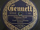 Hawaiian Blues GENNETT 5176 Frank Ferera quartet 1920's VICTROLA 78 rpm record