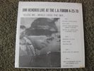 Jimi Hendrix-Live At L.A. Forum 4-25-70-Rubber Dubber-Jacket EX-Vinyl EX+ to NM