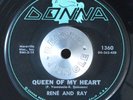 DOO WOP 45 - RENE AND RAY - QUEEN OF MY HEART /DO WHAT YOU FEEL Donna HEAR
