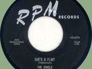 JEWELS B. Bomb Baby / She's a Flirt 45rpm RPM 1956 styrene doo-wop