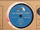 UK HMV 78 RPM Elvis Presley Paralysed / When My Blue Moon Turns To Gold VG+