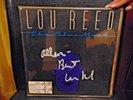 RARE AUTOGRAPHED Lou Reed - The Blue Mask VINYL LP 1982 WITH CONCERT TICKET