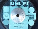 ROCKABILLY 45 - ARVEE ALLENS - FAST FREIGHT /BIG BABY BLUES Richie Valens HEAR
