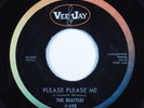 Rock 45 BEATLES Please Please Me VEE JAY 498 rare Beattles misprint HEAR