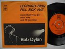 BOB DYLAN Leopard-Skin Pill Box Hat / Most Likely 45 7