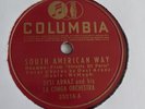 Desi Arnaz - 78rpm single 10-inch – Columbia #35216 South American Way