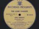 Lone Ranger Transcription Disc