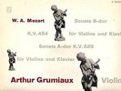 MOZART JUBILEE EDITION 1956 - HASKIL / GRUMIAUX - VIOLIN SON. KV 454 & 528 - NM