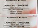 2 places tickets Fosse IMAGINE DRAGONS 03/04/18 Accor Aréna Paris