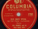 minty BILL MONROE & BLUE GRASS BOYS 78 Col. 37960 