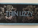 THIN LIZZY BLACK ROSE VINTAGE SEW ON PATCH FROM THE 1970's/80's PHIL LYNOTT ROCK