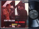 GERRY MULLIGAN PAUL DESMOND Quartet LP VERVE RECORDS MGV-8246 US 1958 DG MONO
