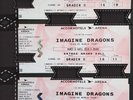 3 PLACES CONCERT IMAGINE DRAGONS PARIS  03/04/18 Carré OR Gradin O R 16 P101112