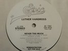 Luther Vandross   Never Too Much   Epic AS 1265   12”   OG   Promo   1981