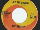 THE BEATLES -  All My Loving  -  CAPITOL   -  7