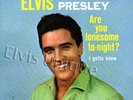 Elvis Presley - Are You Lonesome Tonight Beautiful Near Mint Record And Cover