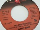 Albert  Jones --You and your love -DJ Candy Apple -Mint -