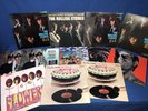    WOW 12 VINTAGE ROLLING STONES LP ALBUMS 1ST EDITION SHRINK STICKER POSTERS