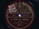 78 RPM -- Carlos Gardel, Disco Nacional - Odeon 18044, E Argentina - Tango