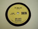JACK SCOTT 78rpm Canada Only on CARLTON C-462 
