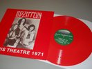 RARE LED ZEPPELIN LIVE LP PARIS THEATRE 1971 RED COLORED VINYL NM/NM
