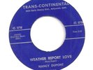NANCY DUPONT : Weather Report Love Sleezy ISM Weird Mod Jazz Vocal 45 LISTEN