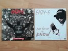 Eazy-E *Just Tha Let U Know/We Want Eazy (Remix)* Dr Dre N.W.A MC Ren Vinyl NWA