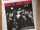 ROXETTE LOOK SHARP  SWEDISH ORIGINAL EMI 1988 THE LOOK DRESSED FOR SUCCESS