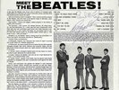 Meet the Beatles Rare Signed Ed Sullivan Repro Cover LP Album Lennon McC1964