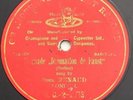 ? M. RENAUD - DAMNATION DE FAUST ? DISQUE VINYLE 78T MONO FACE GRAMOPHONE ?