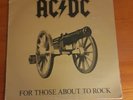 ac/dc records For those about to Rock , Flick of the Switch, Fly on the Wall