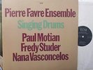 ECM  PIERRE FAVRE ENSEMBLE - Singing Drums Paul Motian Nana Vasconcelos  LP 1984