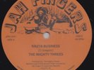 ** THE MIGHTY THREES  RASTA BUSINESS  12inch  MASSIVE 70s ROOTS REVIVE CLASSIC