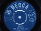 Northern Soul Popcorn 45 TONY AND THE VELVETS Sunday DECCA uk HEAR