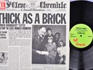 JETHRO TULL Thick As A Brick CHR 1003 Chrysalis Records UK 1st 1973  Vinyl LP EX