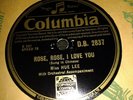 MISS HUE LEE : ROSE, ROSE, I LOVE YOU  /  AN AUTUMN MELODY.  UK.78rpm