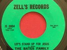 THE BATES FAMILY   GOD BLESS OUR HOME   RARE BLACK GOSPEL SOUL 45 EX ZELL'S 0004