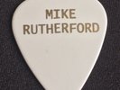 Mike Rutherford rare gold guitar pick / plectrum Mike & The Mechanics / Genesis