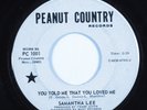 Northern Soul 45 SAMANTHA LEE You Told Me That You ... PEANUT COUNTRY promo HEAR