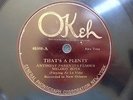 ANTHONY PARENTI'S FAMOUS MELODY BOYS That's A Plenty Cabaret Echoes OKEH