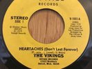 THE VIKINGS modern soul funk 45 Heartaches Don't Last Forever   Voyage