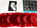 Red Vinyl--Beethoven Symphonies 1 & 9 Toscanini-RCA WDM6009-(8) 45 Records w/Box