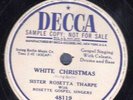 78-GOSPEL-SISTER ROSETTA THARPE-SILENT NIGHT/WHITE CHRISTMAS on DECCA DJ-PRETTY