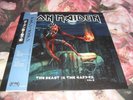 IRON MAIDEN -THE BEAST IN THE GARDEN- RARE HARD TO FIND BLACK VINYL LP JAPAN OBI